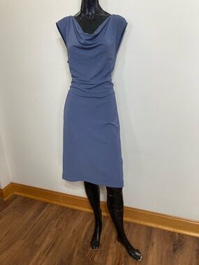 Draped Neck Sleeveless Sheath Dress
Item# SSd3